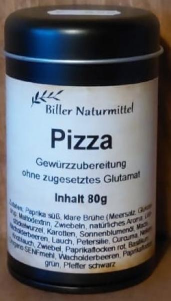 Pizza, Dose schwarz, 80g